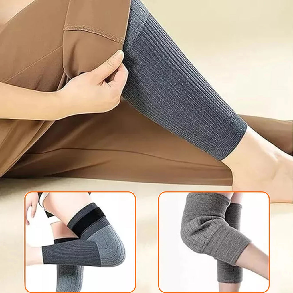 Anti-Slip Knee Warmers for Women and Men, Knee Support Brace Leg Warmer - Arthritis & Pain Relief, Thickened Knee Braces for Winter Activities - Hiking, Skiing, Sleeping