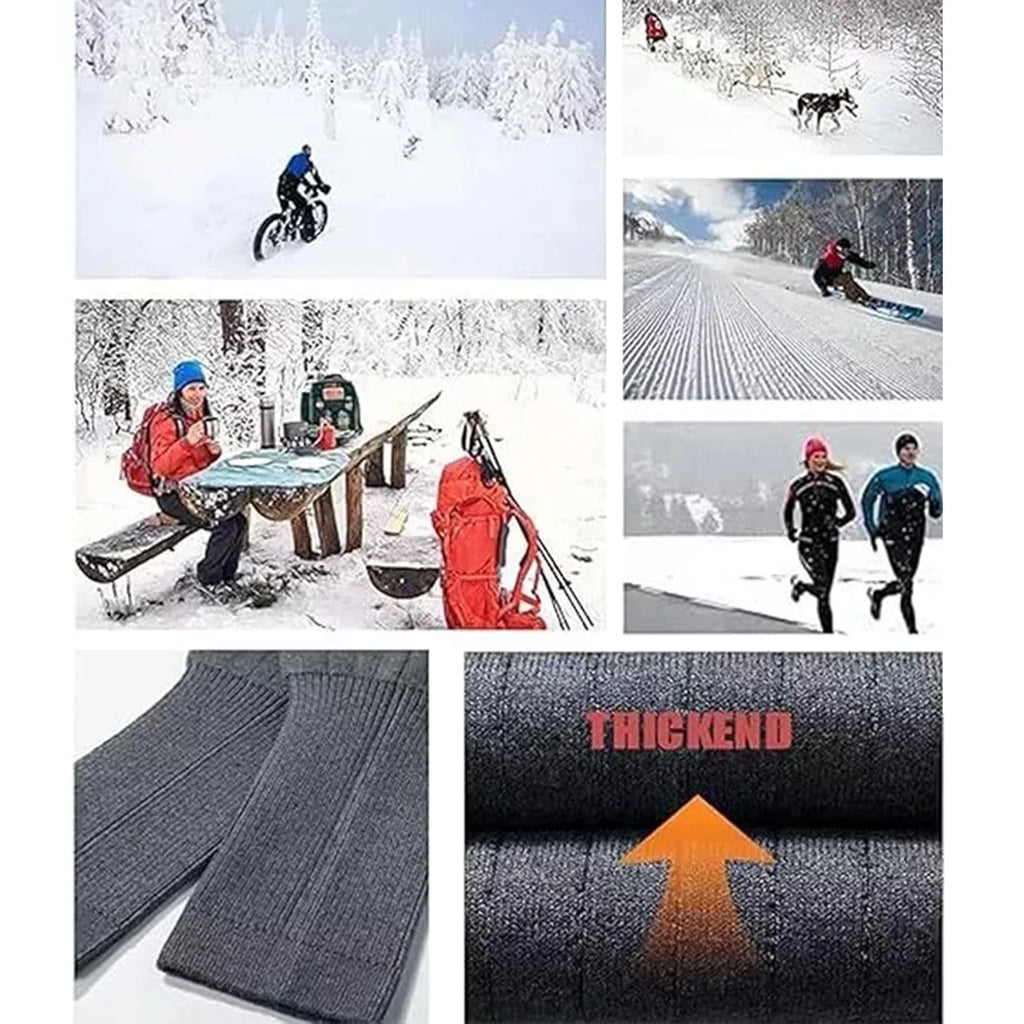 Anti-Slip Knee Warmers for Women and Men, Knee Support Brace Leg Warmer - Arthritis & Pain Relief, Thickened Knee Braces for Winter Activities - Hiking, Skiing, Sleeping