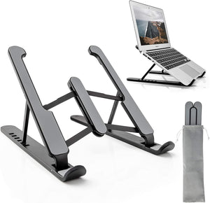 Universal Laptop Stand Adjustable Notebook Holder for Macbook Non-slip Foldable Cooling Base Bracket for Laptop/Tablet/phone