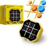 Tic-Tac-Toe Bolt Game, 3-in-1 Handheld Puzzle Games Console, Multi-mode Fight Logical Thinking Exercise Educational Game Toy Gift for Kid, Electronic Tic-Tac-Toe Game for Educational and Memory Growth, Infinite Tic-Tac-Toe Board Games for Ages 3+
